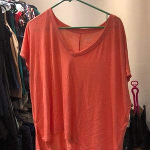 Mudd melon hi-low shirt